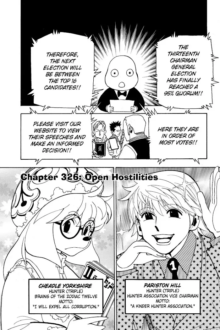 Hunter X Hunter - Chapter 326 Page 1