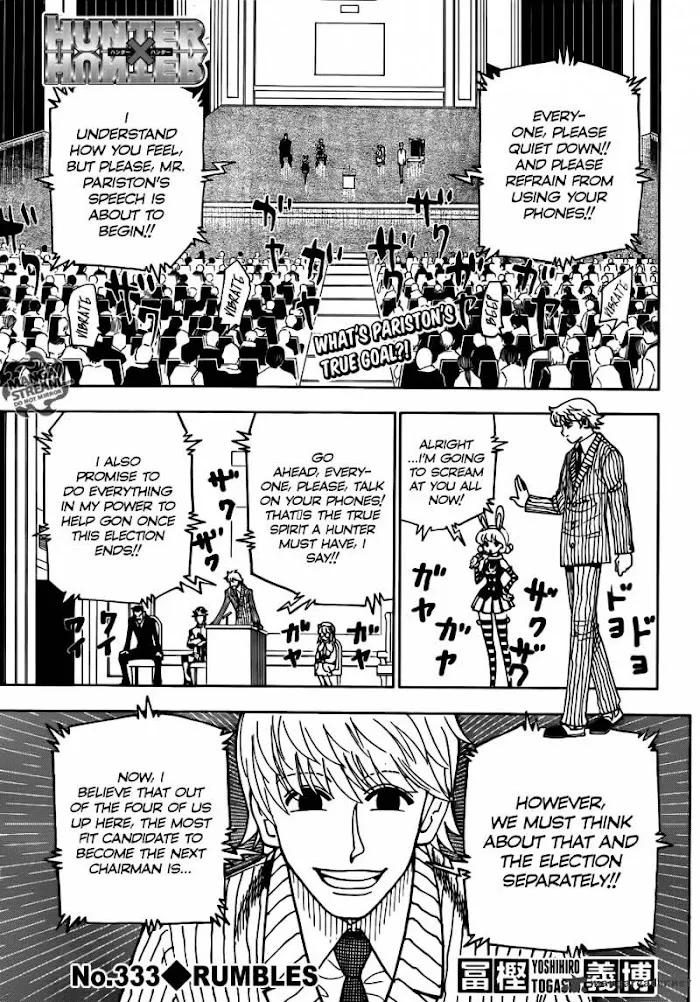 Hunter X Hunter - Chapter 333 Page 1