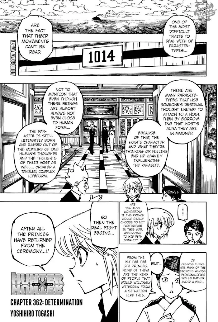 Hunter X Hunter - Chapter 362 Page 1
