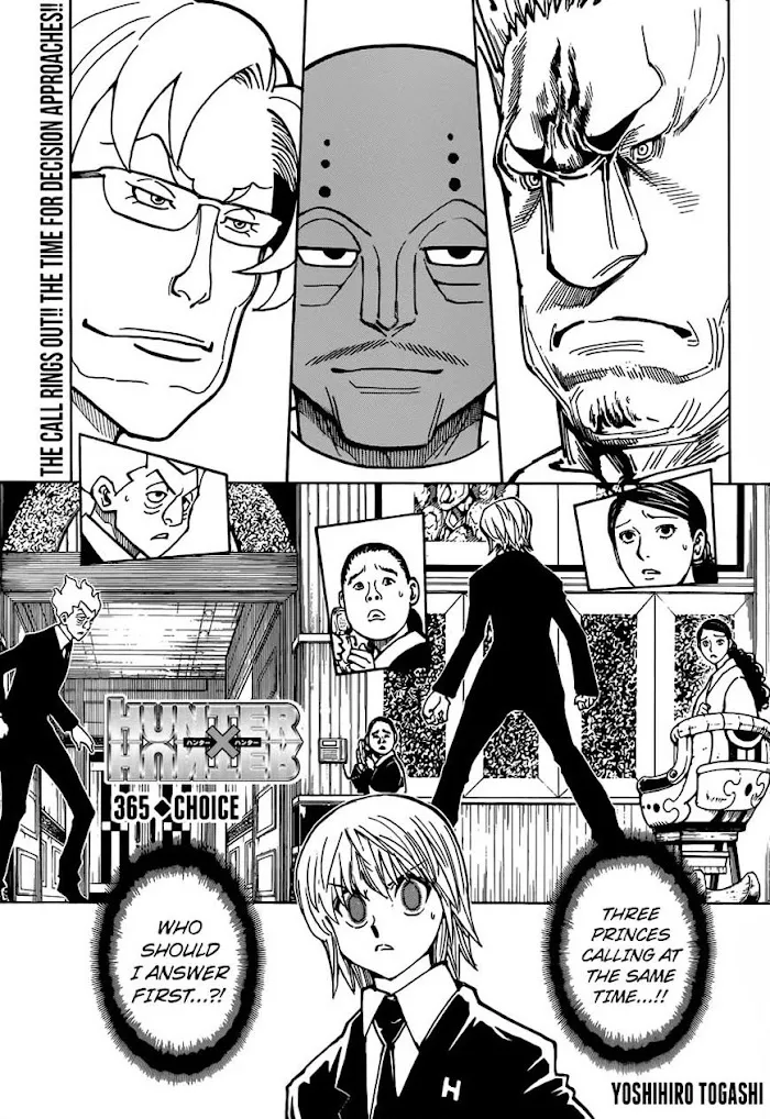 Hunter X Hunter - Chapter 365 Page 1