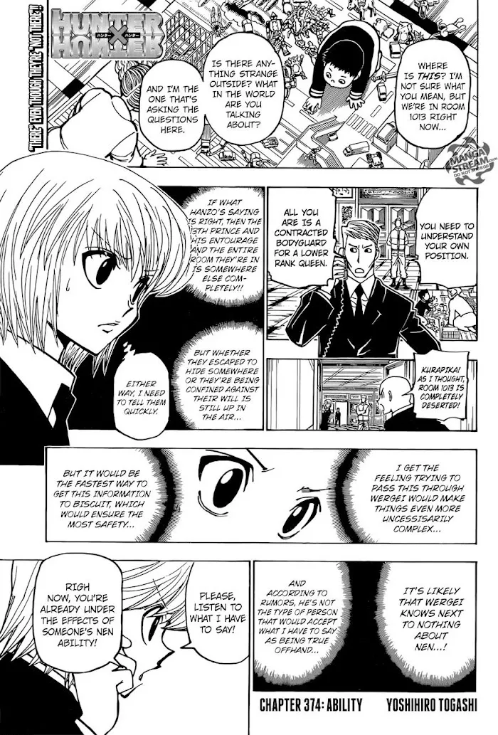 Hunter X Hunter - Chapter 374 Page 1