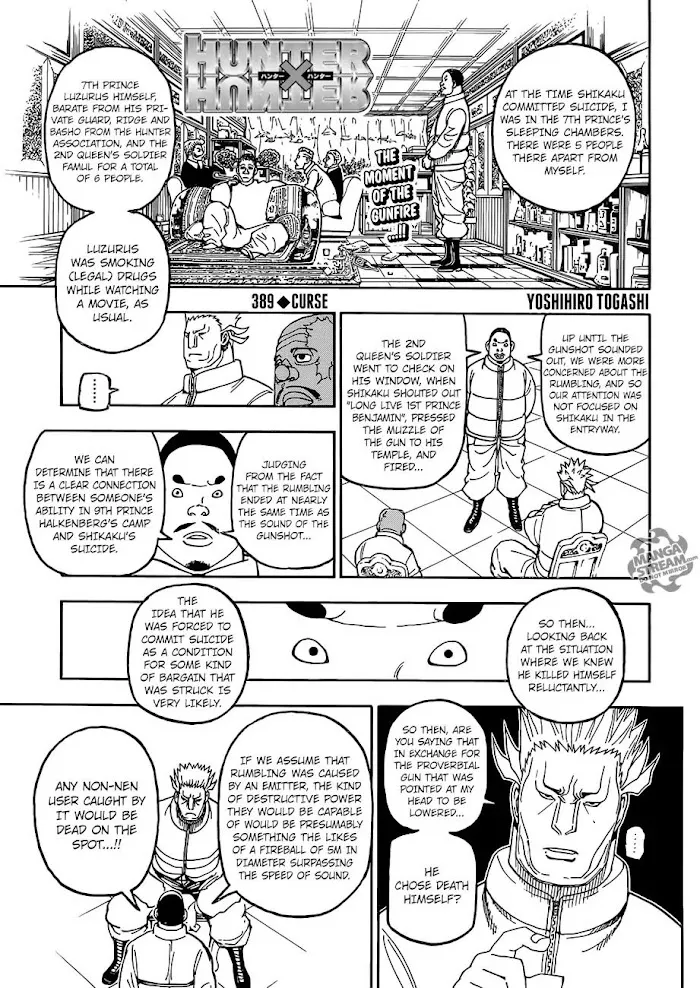 Hunter X Hunter - Chapter 389 Page 1