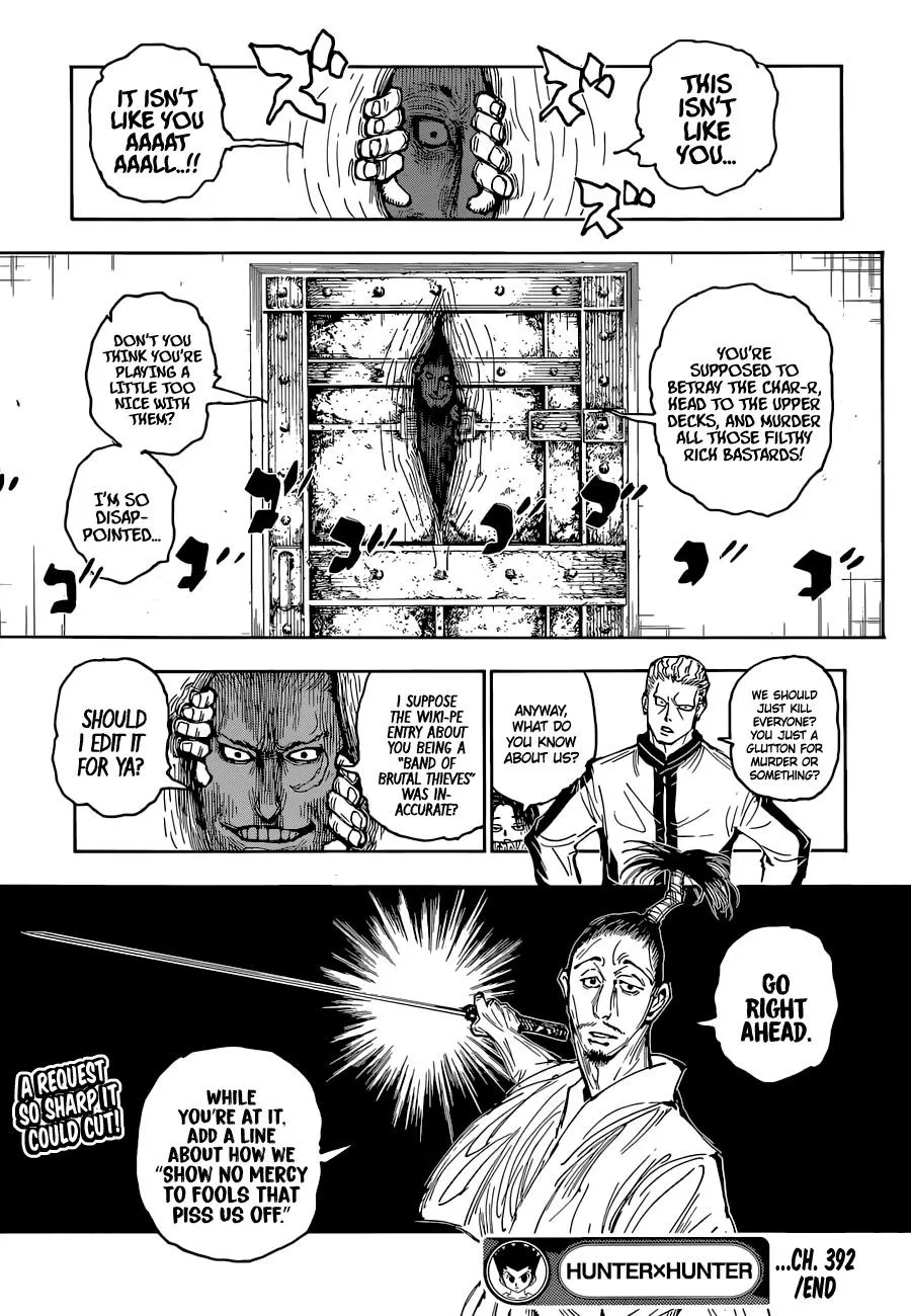 Hunter X Hunter - Chapter 392 Page 20