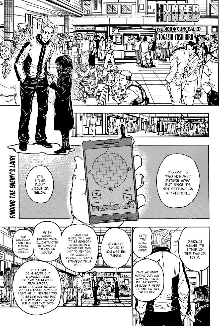 Hunter X Hunter - Chapter 400 Page 3