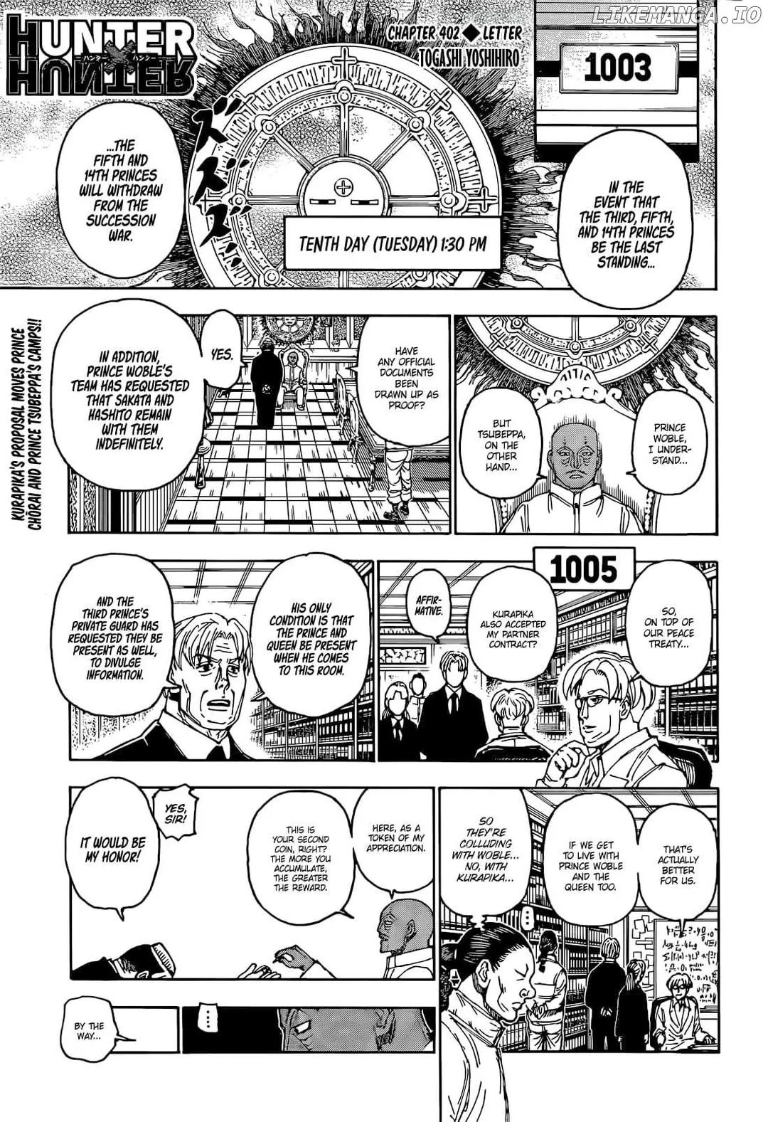 Hunter X Hunter - Chapter 402 Page 1