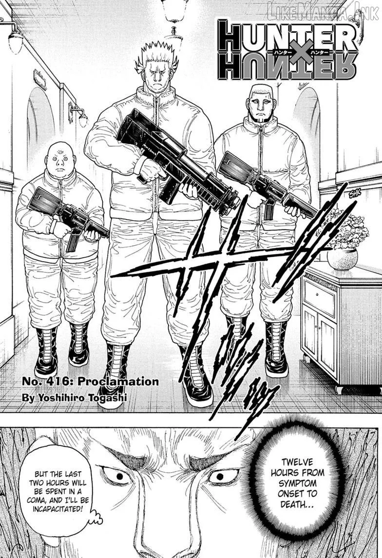 Hunter X Hunter - Chapter 416 Page 2