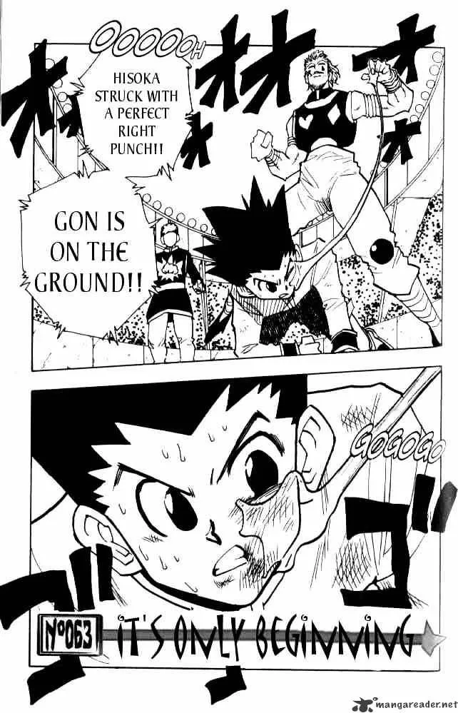 Hunter X Hunter - Chapter 63 Page 1