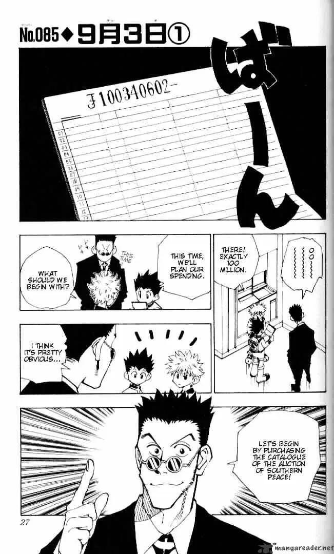 Hunter X Hunter - Chapter 85 Page 1