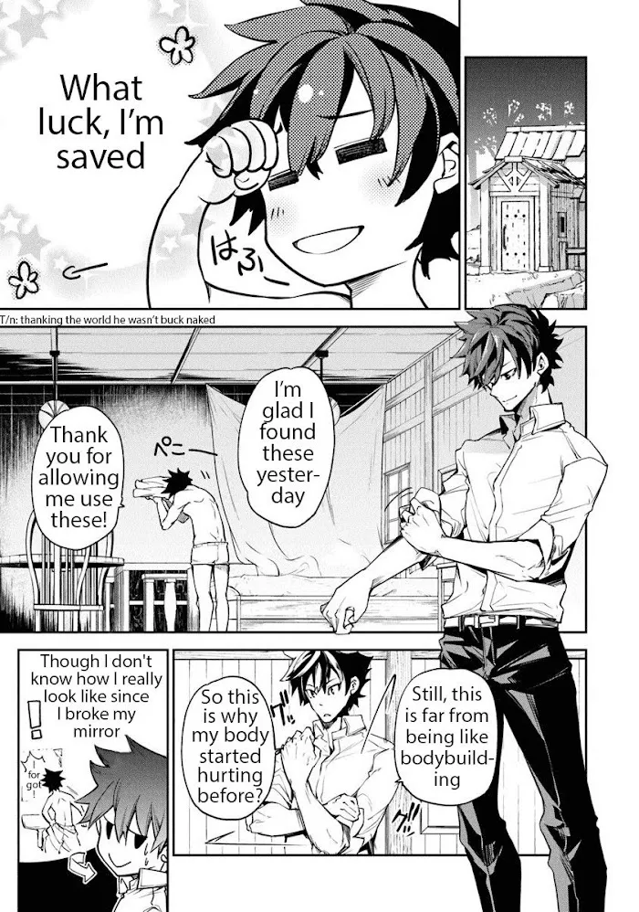 Isekai De Cheat Skill Wo Te Ni Shita Ore Wa, Genjitsu Sekai Wo Mo Musou Suru ~Level Up Wa Jinsei Wo Kaeta~ - Chapter 3 Page 3