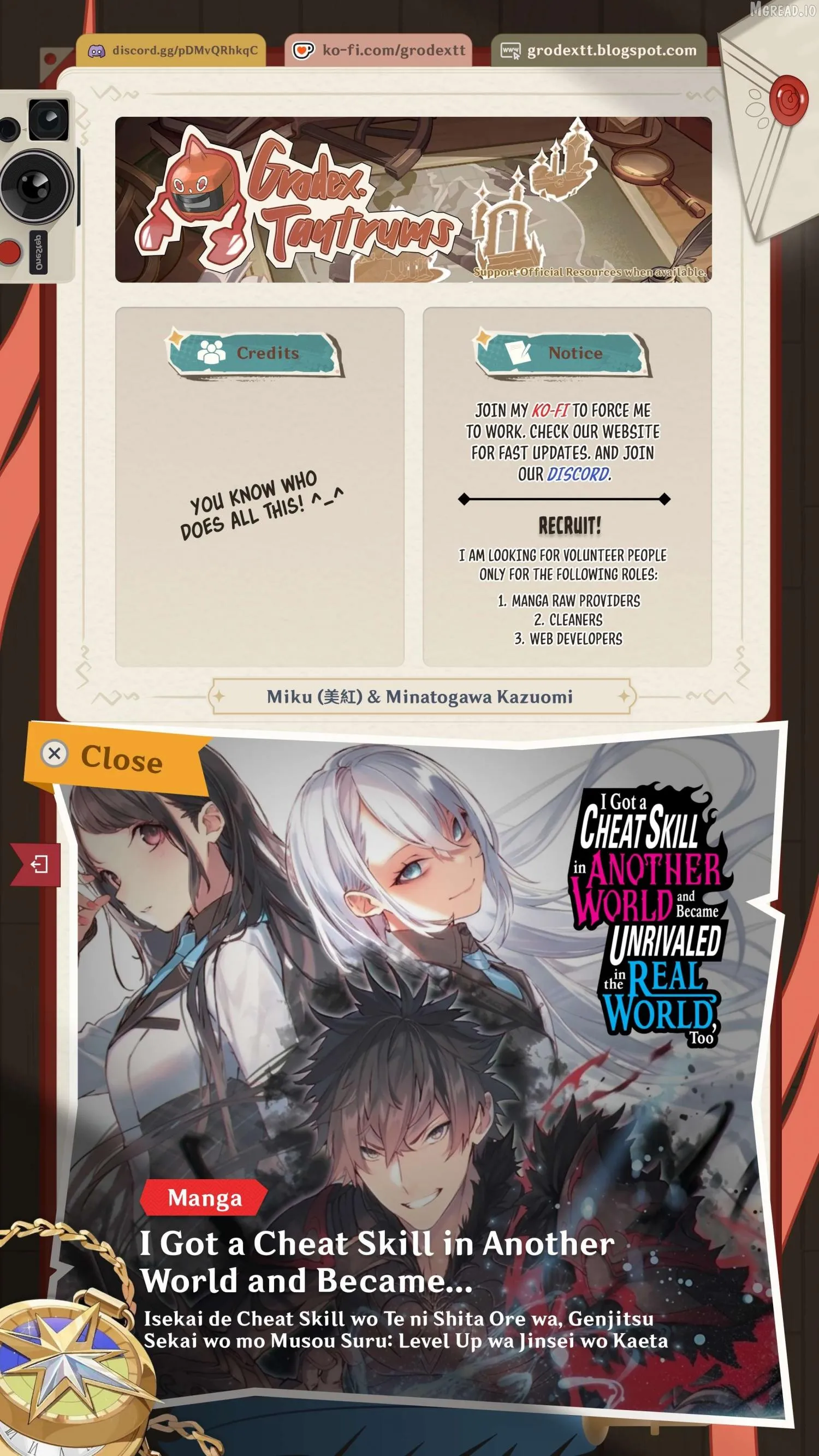 Isekai De Cheat Skill Wo Te Ni Shita Ore Wa, Genjitsu Sekai Wo Mo Musou Suru ~Level Up Wa Jinsei Wo Kaeta~ - Chapter 37.1 Page 1