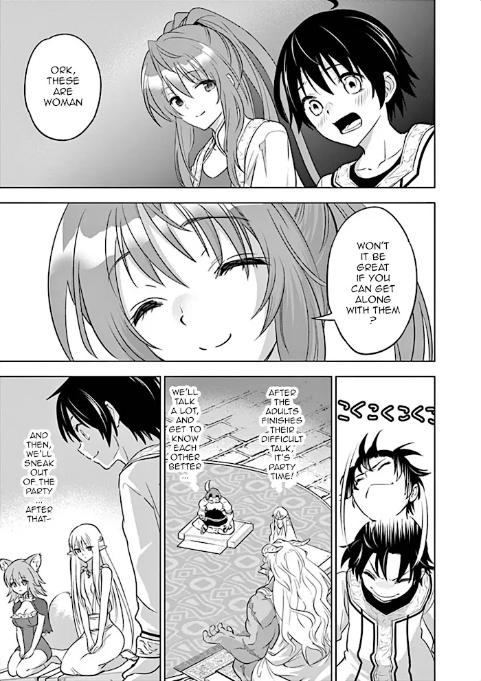 Shijou Saikyou Orc-San No Tanoshii Tanetsuke Harem Zukuri - Chapter 1 Page 27