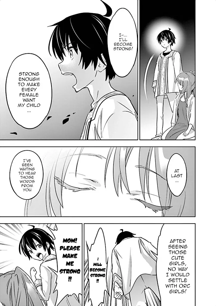 Shijou Saikyou Orc-San No Tanoshii Tanetsuke Harem Zukuri - Chapter 1 Page 33