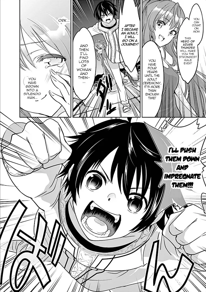 Shijou Saikyou Orc-San No Tanoshii Tanetsuke Harem Zukuri - Chapter 1 Page 34