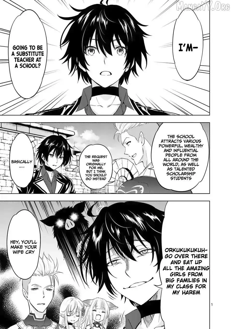 Shijou Saikyou Orc-San No Tanoshii Tanetsuke Harem Zukuri - Chapter 113.1 Page 1