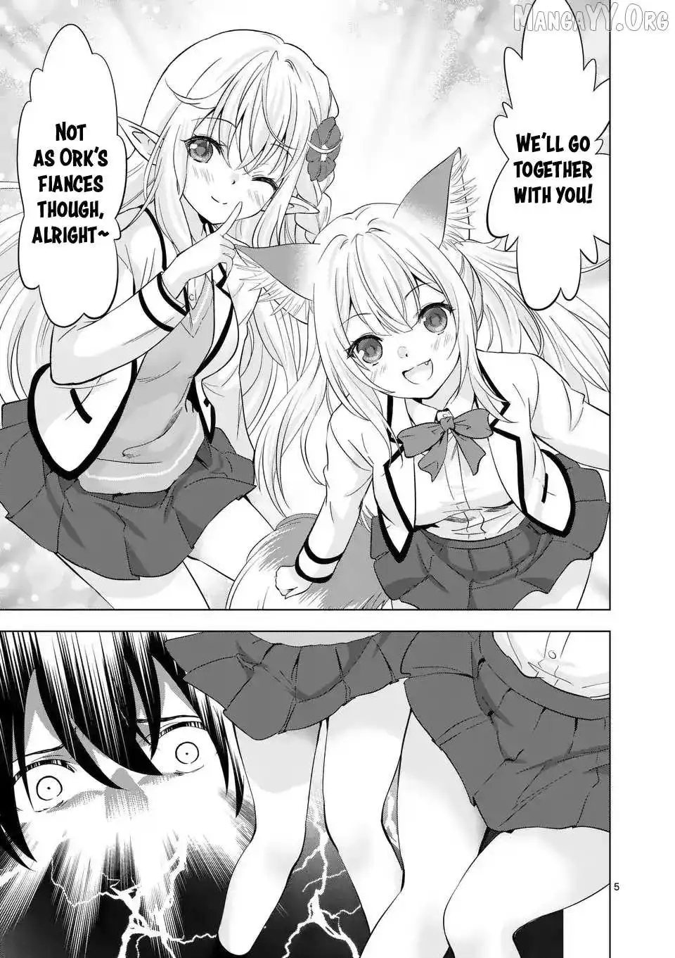 Shijou Saikyou Orc-San No Tanoshii Tanetsuke Harem Zukuri - Chapter 113.1 Page 4