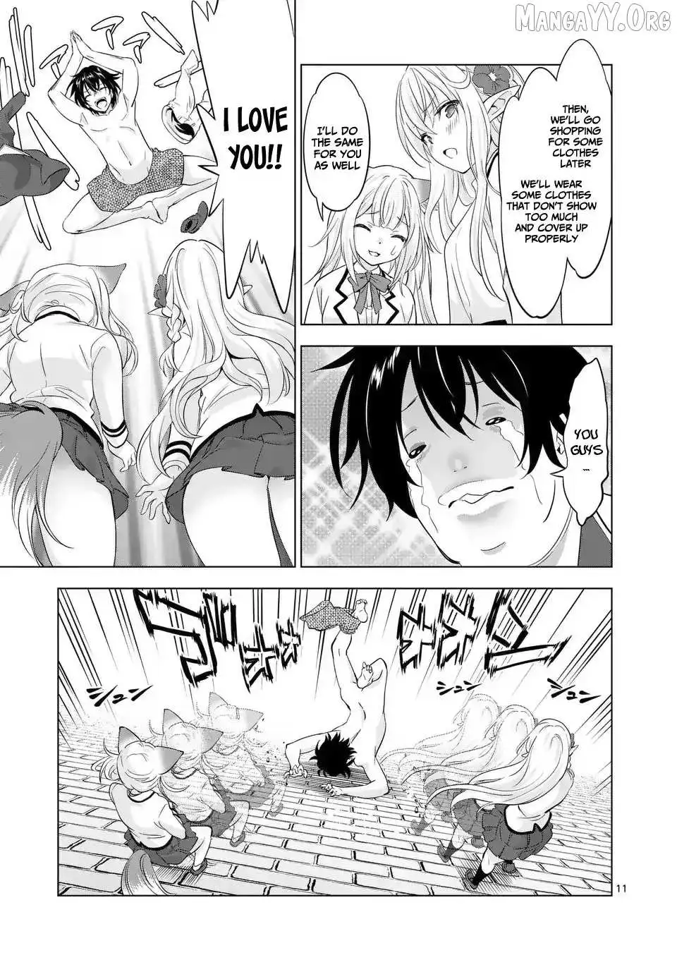 Shijou Saikyou Orc-San No Tanoshii Tanetsuke Harem Zukuri - Chapter 113.1 Page 10