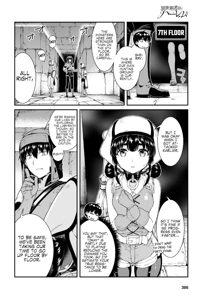 Isekai Meikyuu de Harem wo - Chapter 46 Page 9