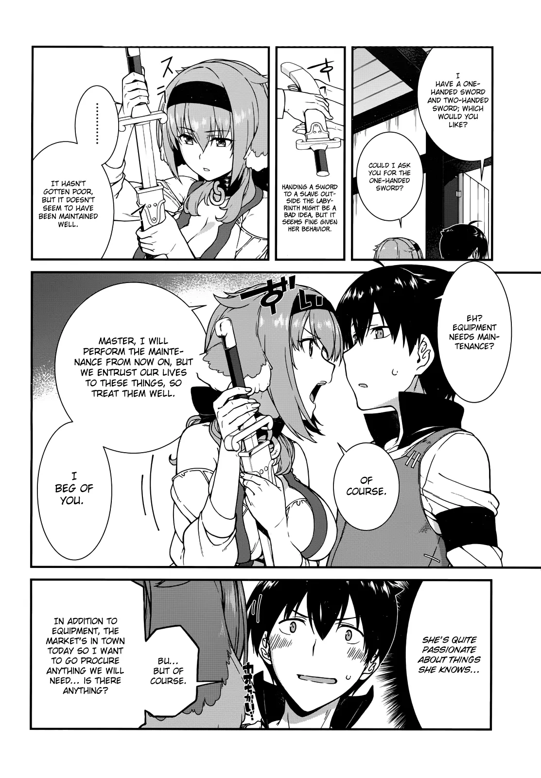 Isekai Meikyuu de Harem wo - Chapter 6.1 Page 14
