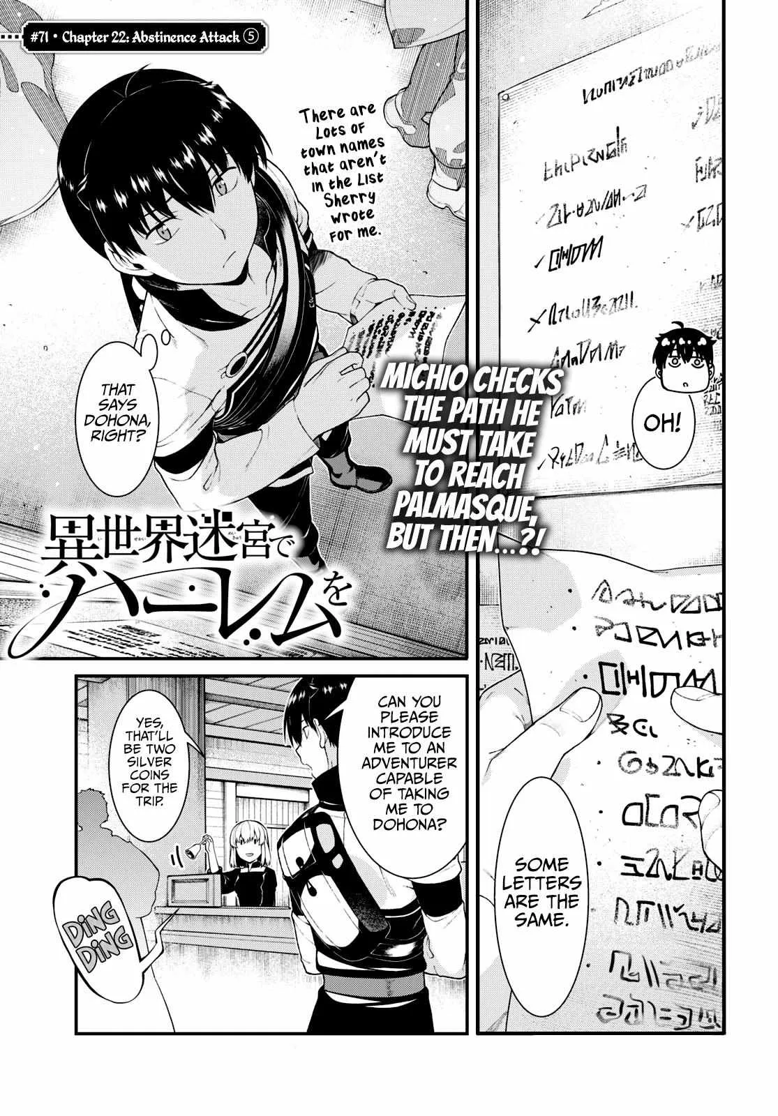 Isekai Meikyuu de Harem wo - Chapter 71 Page 3