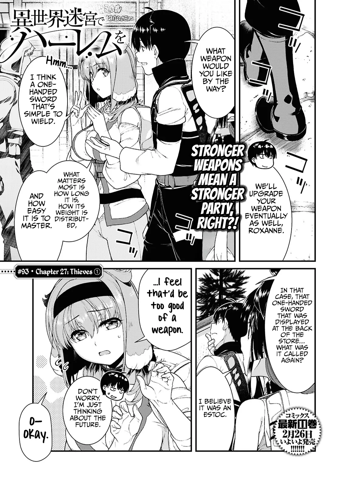 Isekai Meikyuu de Harem wo - Chapter 93 Page 2