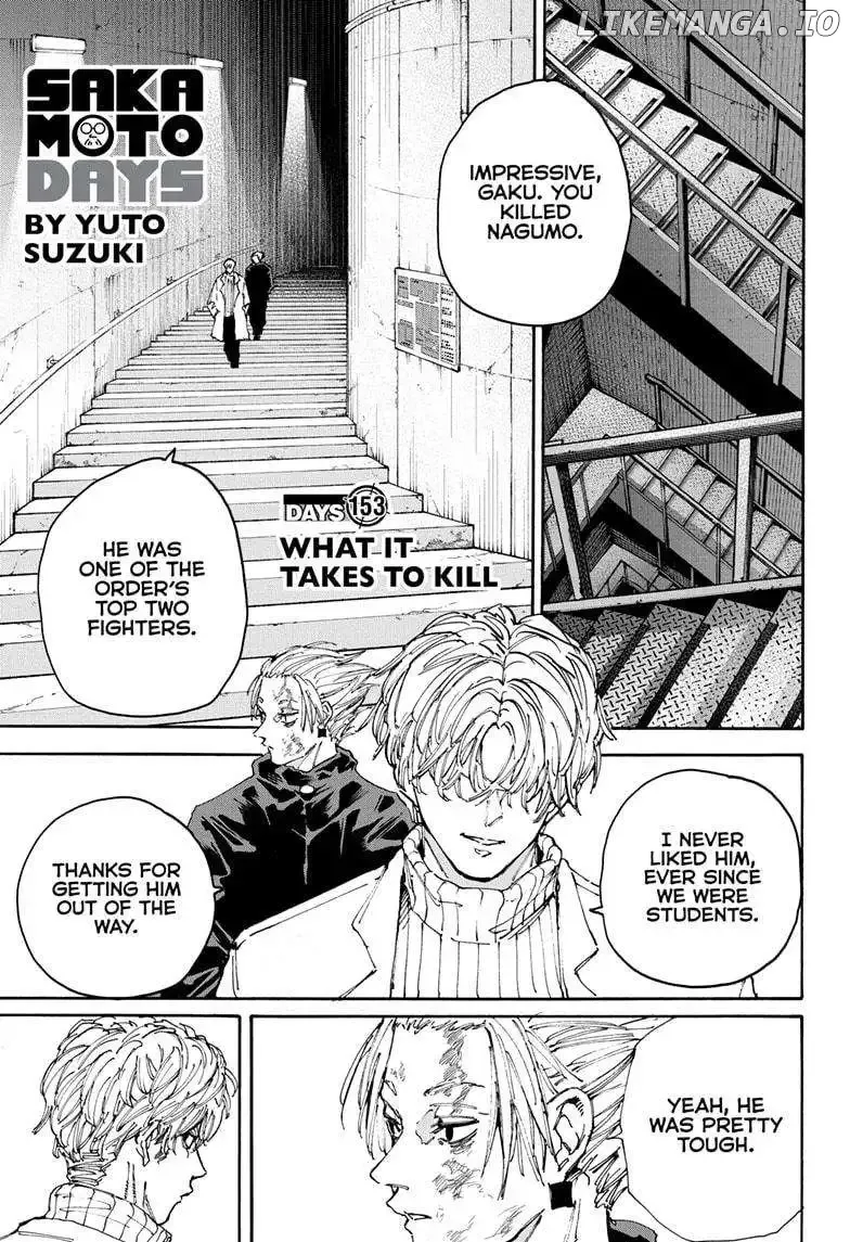 Sakamoto Days - Chapter 153 Page 1