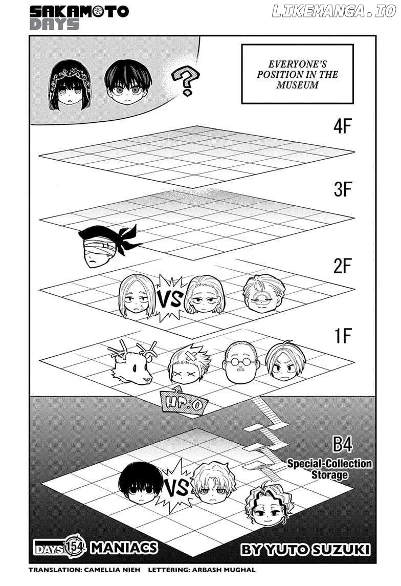 Sakamoto Days - Chapter 154 Page 1