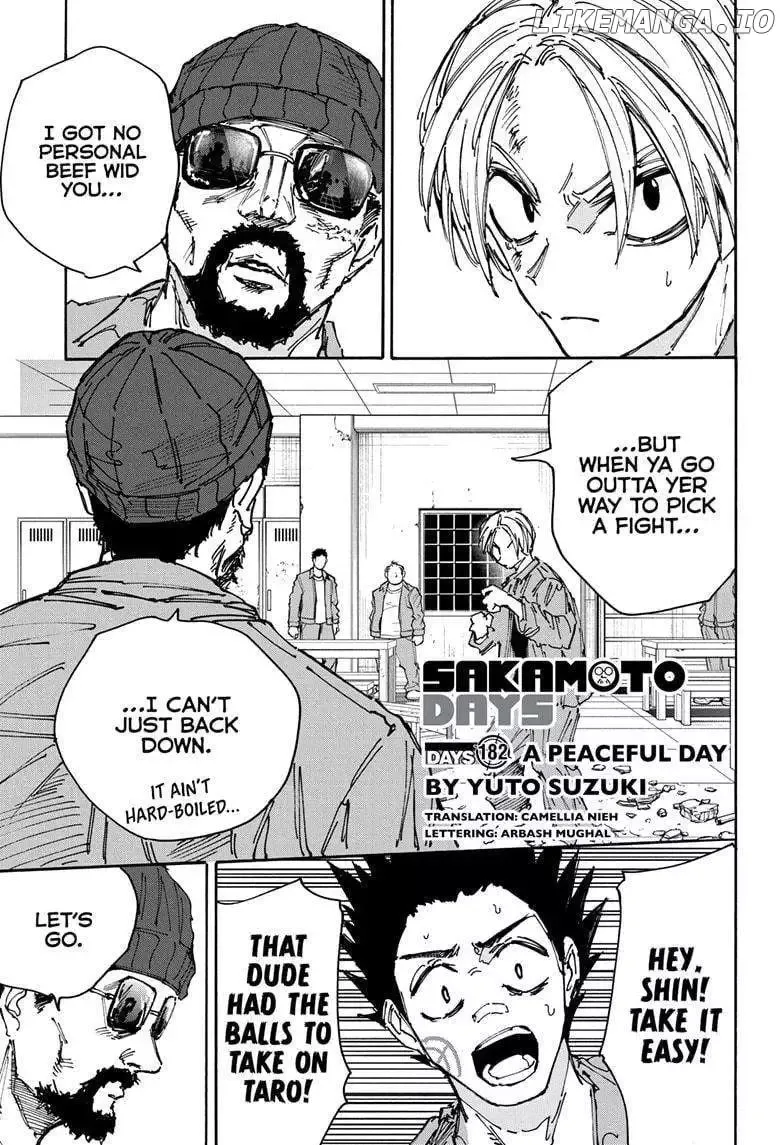 Sakamoto Days - Chapter 182 Page 1
