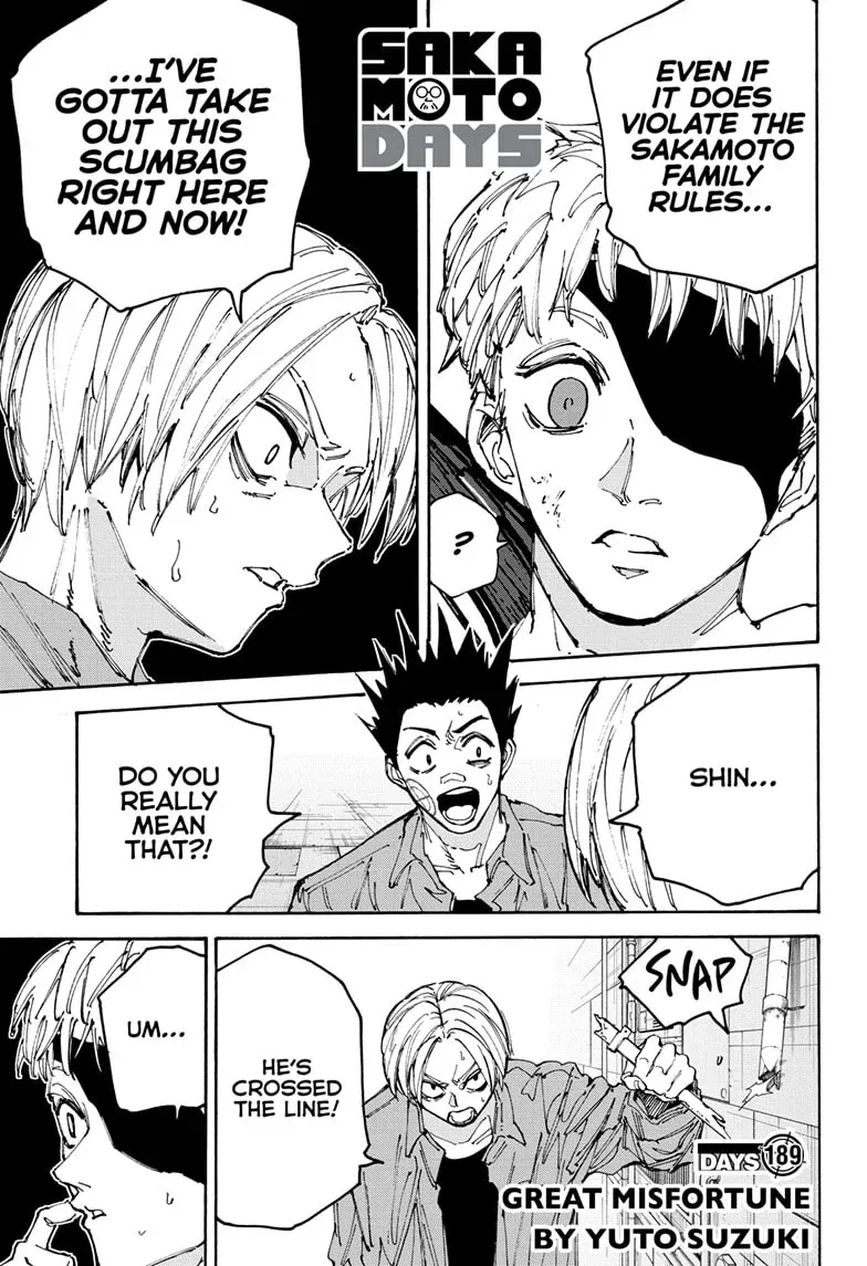 Sakamoto Days - Chapter 189 Page 1