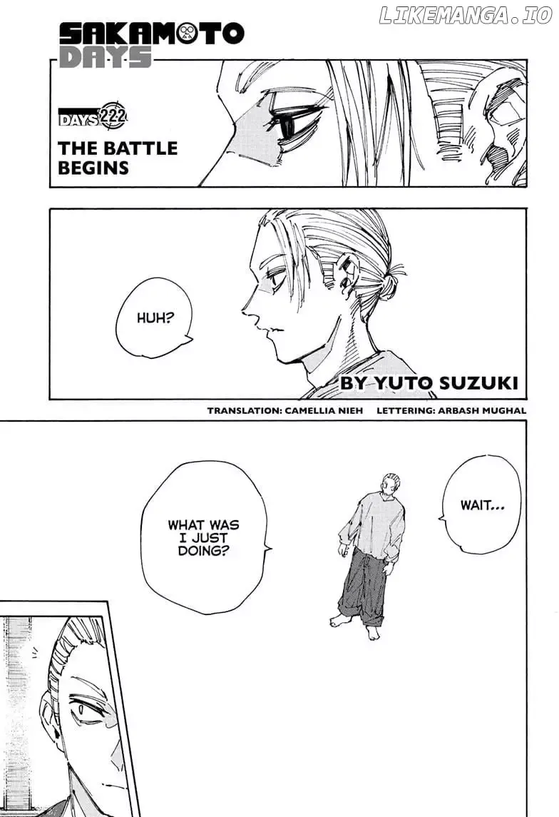 Sakamoto Days - Chapter 222 Page 1