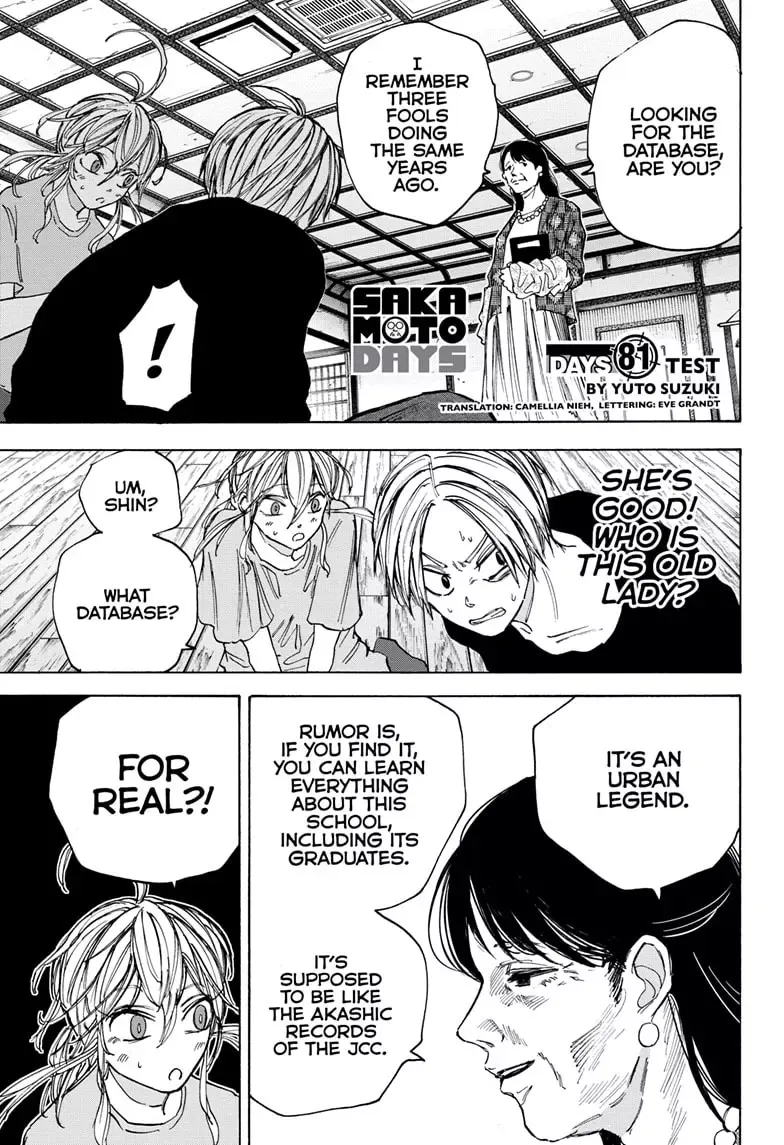 Sakamoto Days - Chapter 81 Page 1