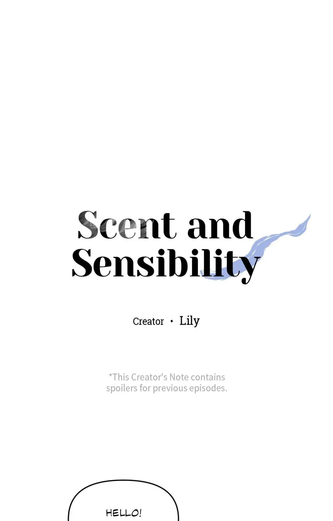 Scent and Sensibility - Chapter 60.5 Page 1