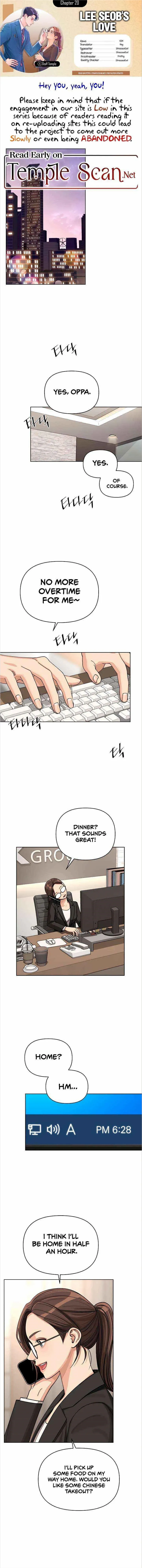 Lee Seob’S Love - Chapter 21 Page 1