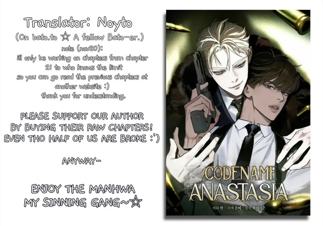 Codename Anastasia - Chapter 22 Page 1